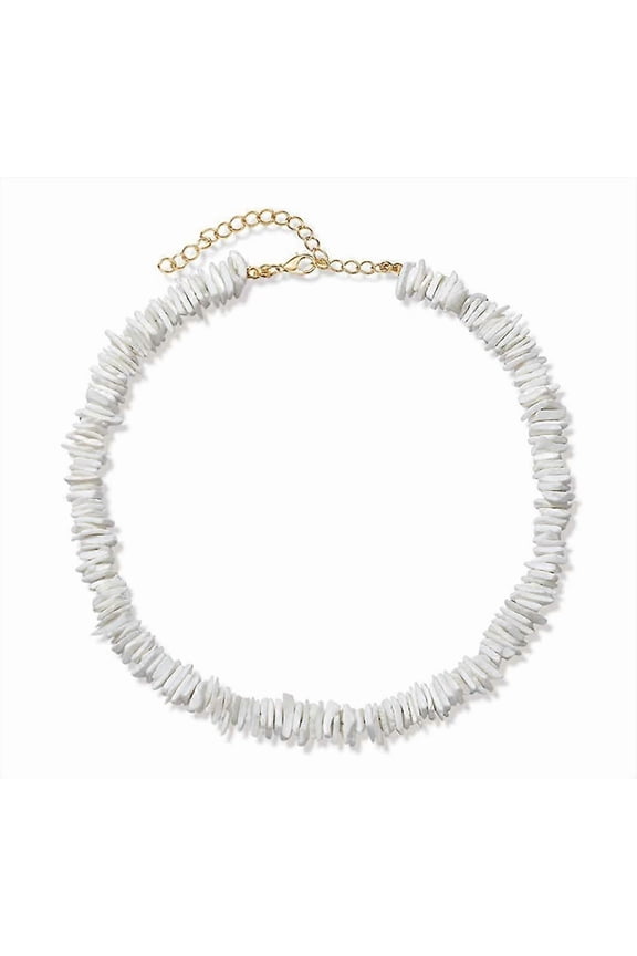 Puka Shell Necklace for Women Boho Tropical Hawaiian Beach Puka Shell Surfer Jewelry Mens Womens