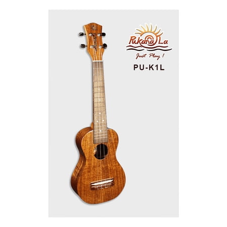 PukanaLa Model PU-K1L All Solid Acacia Koa K Series Long Scale Soprano Ukulele