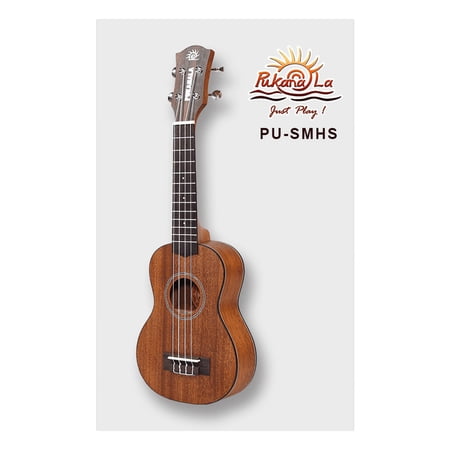 PukanaLa Model PU-SMHS Solid Sapele Mahogany top Series Soprano Size Ukulele