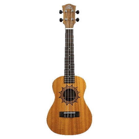 PukanaLa Model PU-STS "Summer" Tattoo Series Sapele Mahogany Soprano Ukulele