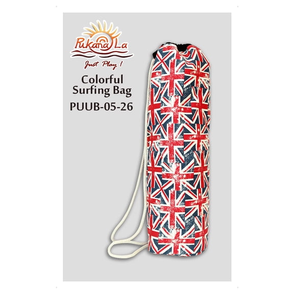 PukanaLa Model PUUB-05-26 Colorful Nylon Union Jack Ukulele or ? Tote Bag