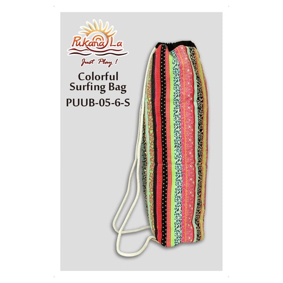 PukanaLa Model PUUB-05-6-S Colorful Nylon MULTI COLOR Ukulele or ? Tote Bag