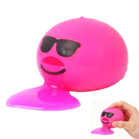 Puking Sucking Stress Relief Balls,Vomiting Egg Squeeze Toy,Funny Slime Vomiting Toys,Novelty Fidget Toy for Baskets Gifts for Adults.