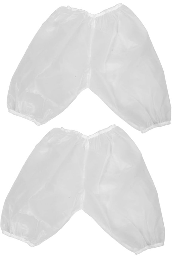 2pcs Adult Diaper Cover Pants for Incontinence, Waterproof Leak-Proof Washable Reusable Diaper Pants for Adults, Adjustable Waist Unisex Protection for Elderly Care