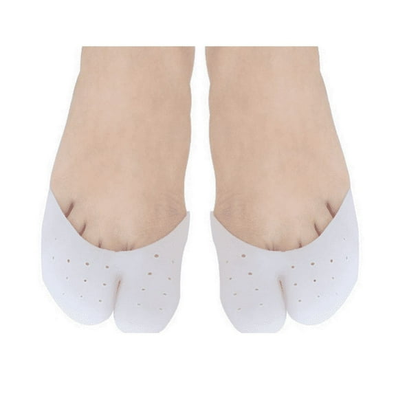 Pukitry Toe Protectors with Metatarsal Pads - 2 Pieces - Soft Toe Sleeves - Gel Toe Caps - Toe Guards & Toe Covers for Women & Men
