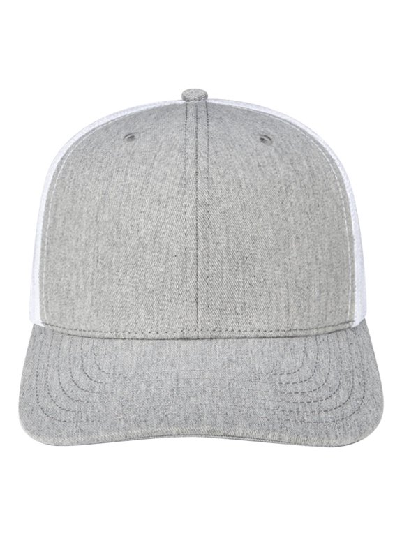 6101M Charter Six-Panel Cap-Grey Heather/ White