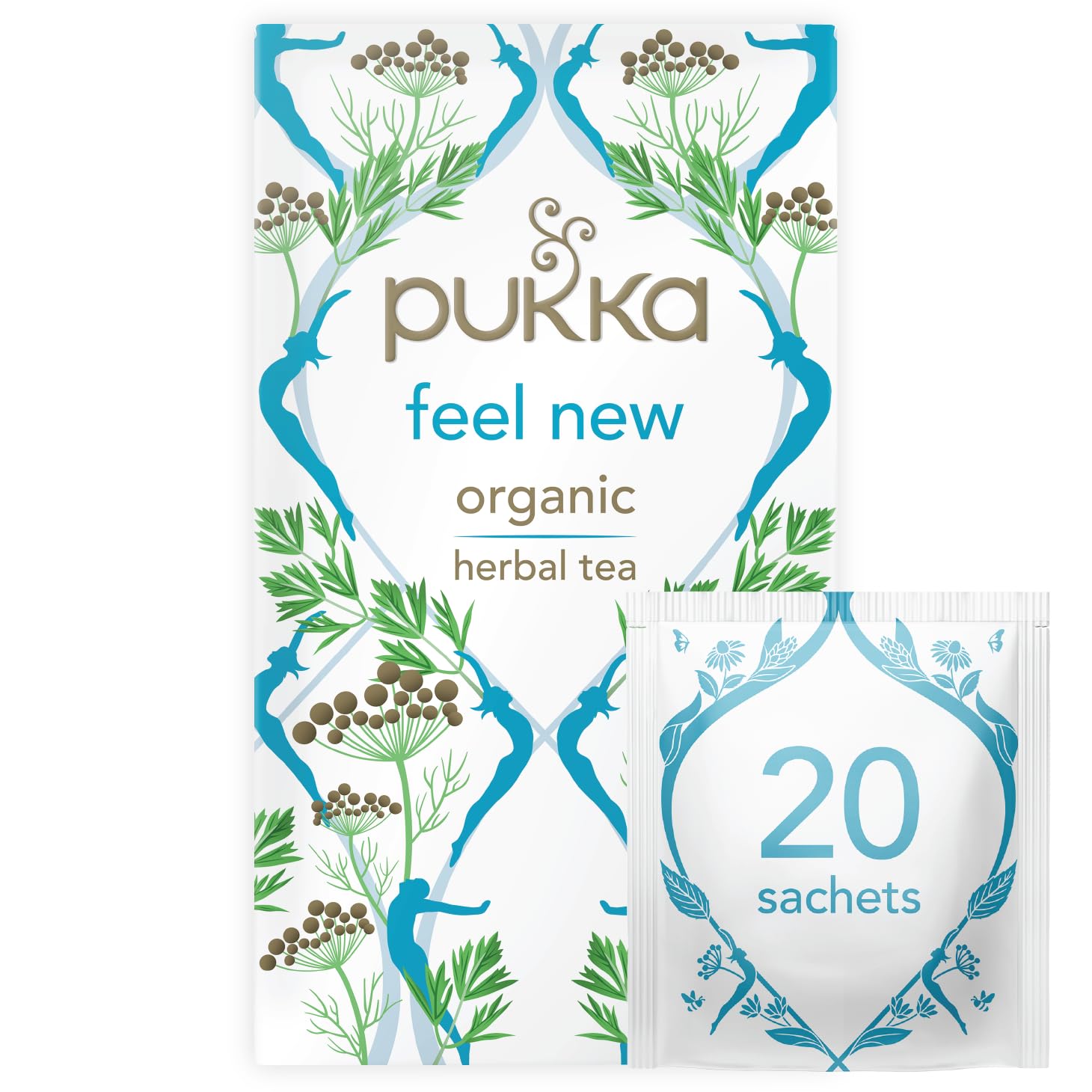 Pukka Detox Tea With Aniseed, Fennel & Cardamom, Organic Herbal Tea, 20
