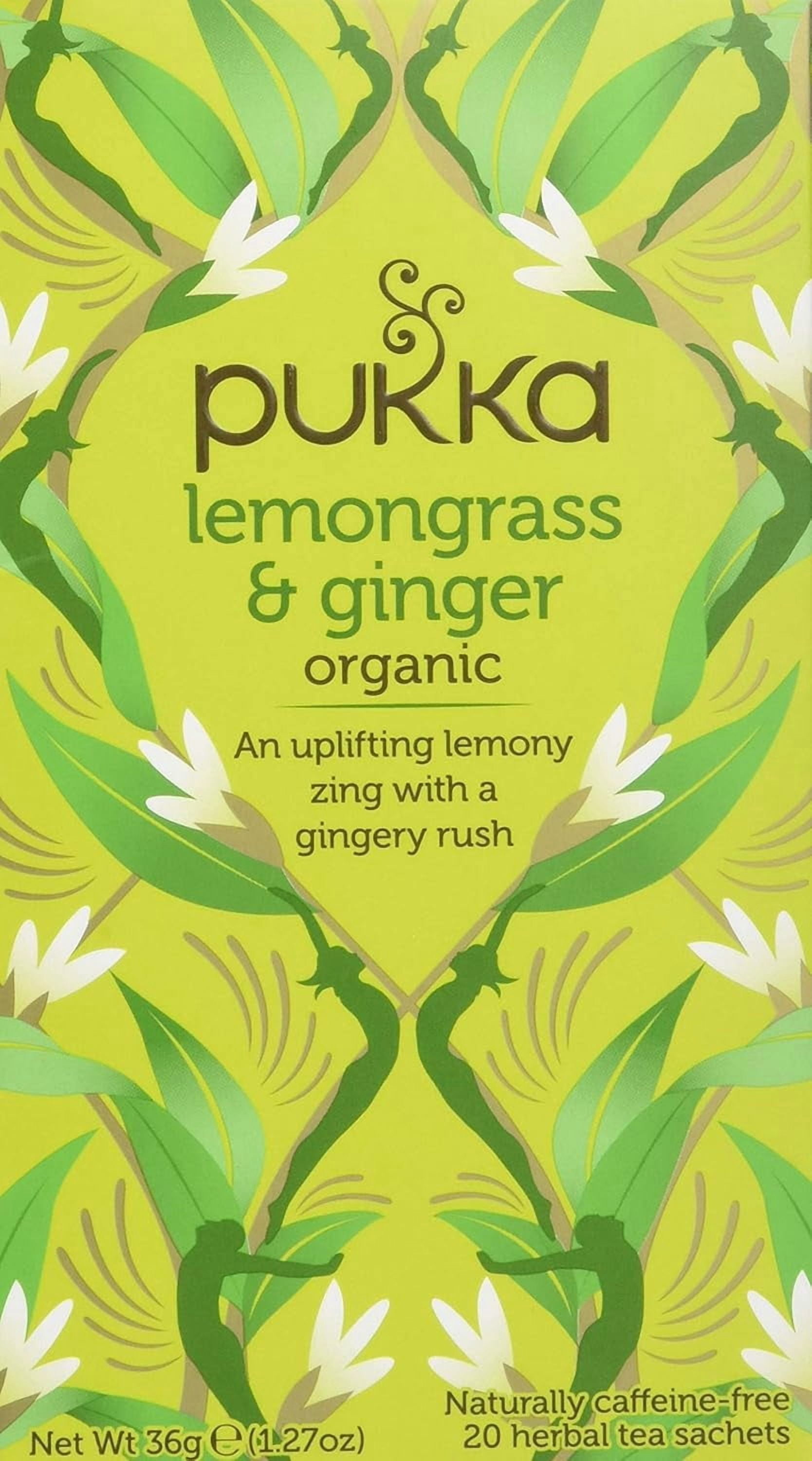 Pukka Herbal Teas - Tea Lmngrs Ginger - Case of 6 - 20 CT