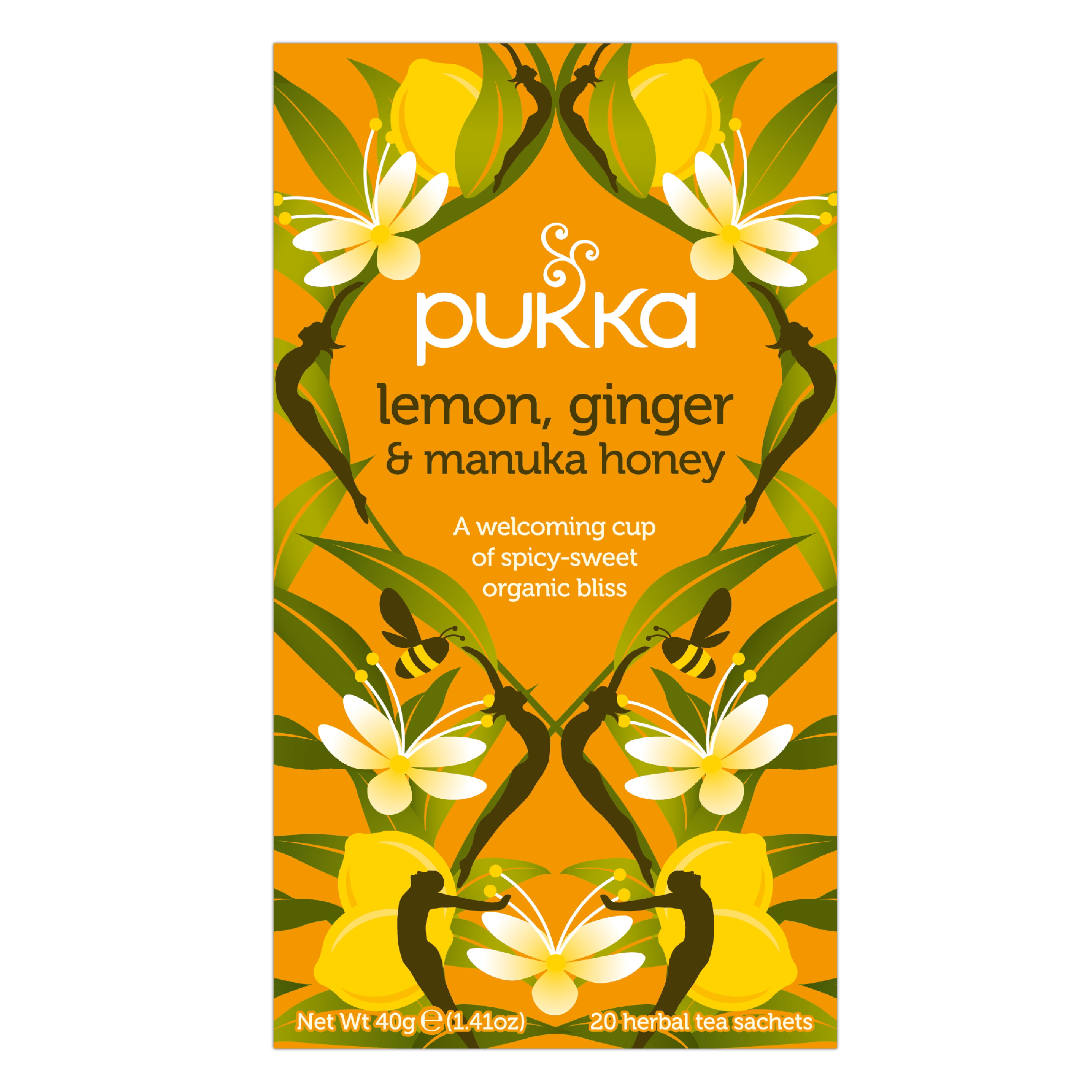 Pukka Feel New Organic Herbal Tea, 20 Pcs