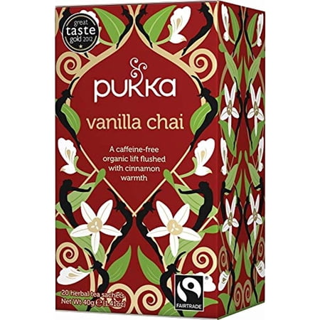 Pukka Organic Vanilla Chai Caffeine Free - 20 Tea Bags