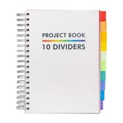 Pukka Pads Basics B5 Project Book with 10 Dividers, White