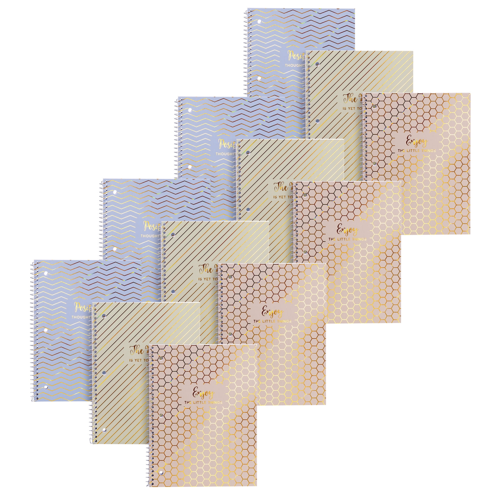 Pukka Pads Haze 1-Subject Notebook, 3 Per Pack, 4 Packs