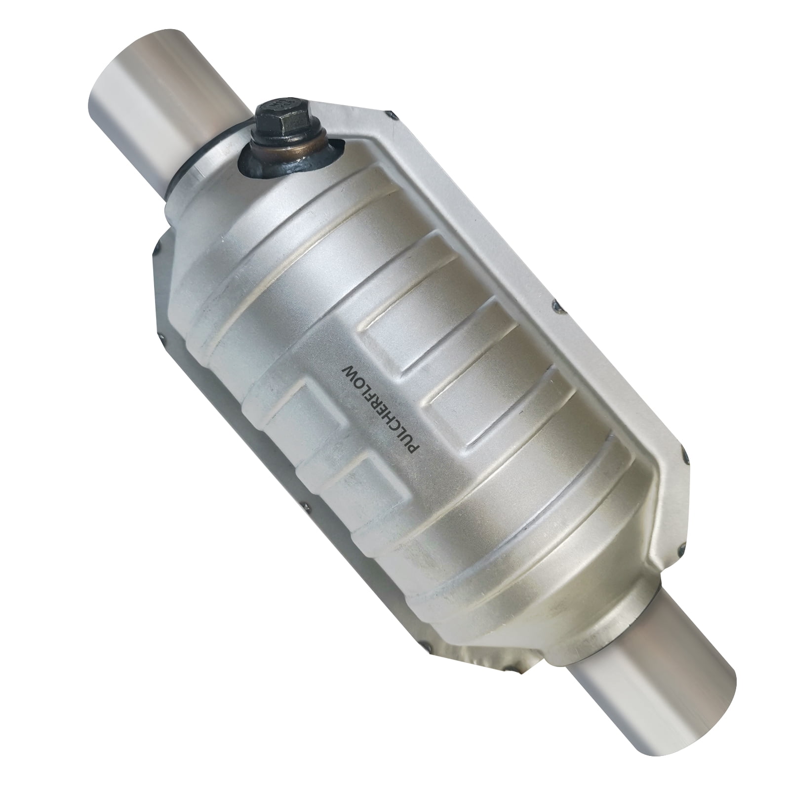 Pulcherflow 2.25 inch Inlet/Outlet Universal Catalytic Converter with ...