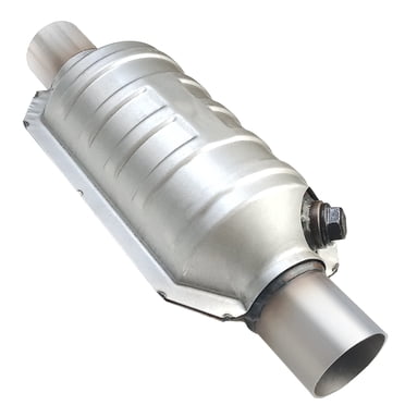 Universal High-Flow Catalytic Converter (2.5" Inlet/Outlet) - EPA OBDII Compliant, 5-Year Warranty