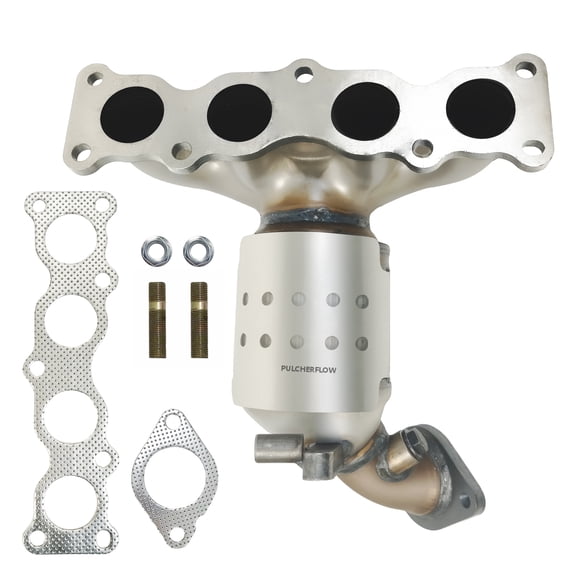 Pulcherflow Catalytic Converter for 2015-2020 Hyundai Sonata 2016-2020 Kia Optima 2.4L l4, Federal EPA Front