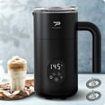 thumbnail image 1 of Puldoum Automatic Electric Milk Frother,4-in-1Instant Milk Frother Steamer,11.8oz/350ml Hot and Cold Foam Milk Frother,for Latte, Cappuccinos and more,Black, 1 of 9