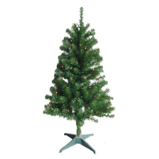Puleo Asia 224070 4 ft. Multi Artificial Christmas Tree
