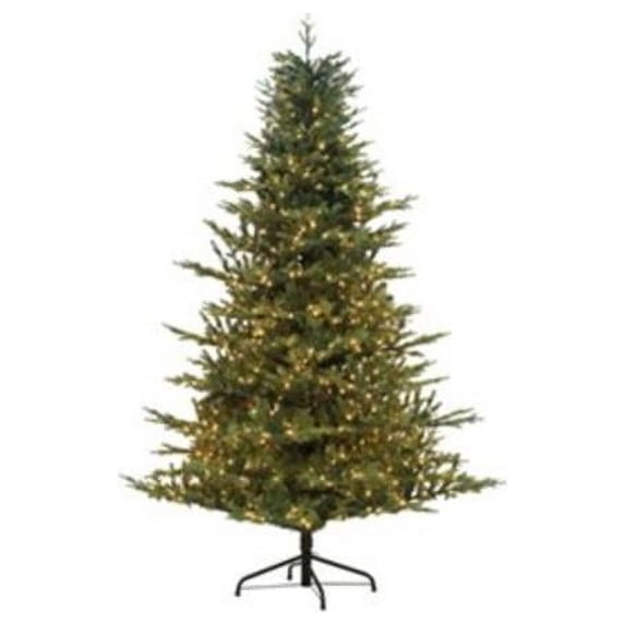 Puleo Asia 252686 7.5 ft. Dalton Fir 1000 LED Warm White Lights Artificial Pre-Lit Christmas Tree