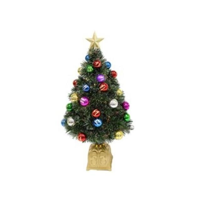 Puleo Asia 252687 36 in. Fiber Optic Christmas Tree