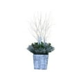 thumbnail image 1 of Puleo Asia 252689 36 in. 54 Warm White LED Lights Christmas Porch Pot with Birch & PVC Greenery, 1 of 1