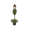 thumbnail image 1 of Puleo Asia 252690 5 ft. Pre-Lit Christmas Lamp Post with PVC Greenery, 1 of 1