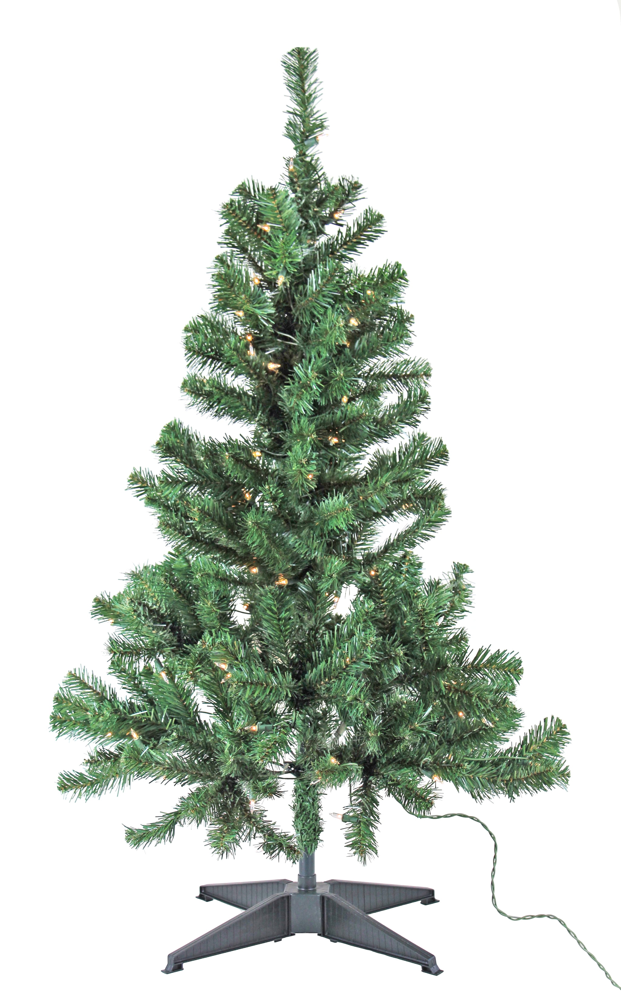Puleo Asia 4 ft. Artificial Christmas Tree Clear