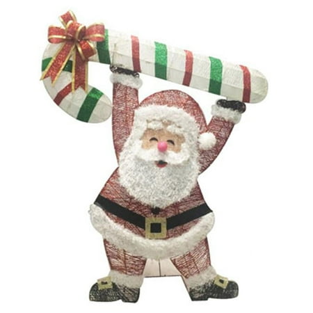 Puleo Asia Holiday wonderland Santa Candy Cane