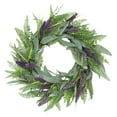 thumbnail image 1 of Puleo International 24" Artificial Lavender Floral Spring Wreath, 1 of 2