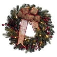 thumbnail image 1 of Puleo International  30" Pre-Lit Decorated Wreath, 1 of 5