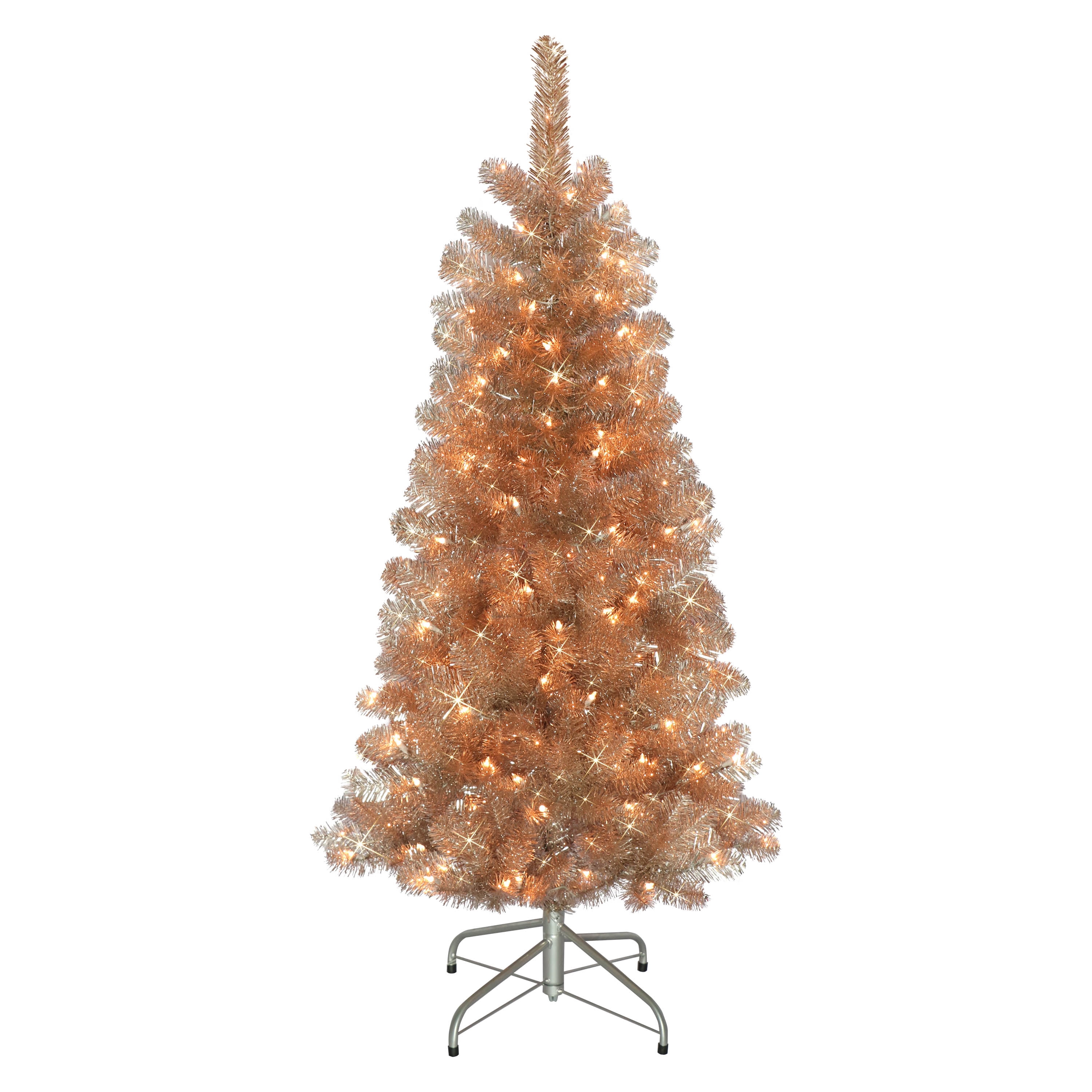 Rose Gold Christmas Tree Decor & Holiday Trees | Walmart - Walmart.com