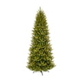thumbnail image 1 of Puleo International 4.5 ft. Pre-lit Slim Franklin Fir Artificial Christmas Tree, Green, 1 of 1