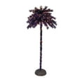 thumbnail image 1 of Puleo International 6' Pre-Lit Purple & Black Palm Tree with 150 UL-Listed Clear Incandescent Lights, 1 of 4