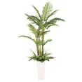 thumbnail image 1 of Puleo International 6 ft. Artificial Areca Palm Tree with White Decorative Pot, 1 of 8