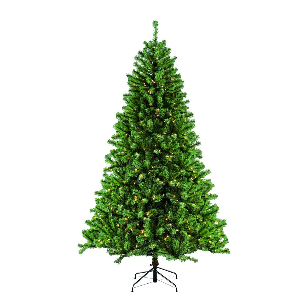 7.5' Green Pre-Lit Northern Fir Artificial Christmas Tree