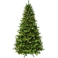 thumbnail image 1 of Puleo International 7.5' Pre-Lit Vermont Spruce Artificial Christmas Tree with Sure-Lit Pole® and 550 UL-Listed Clear Incandescent Lights, 1 of 2