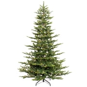 Puleo International Pre-Lit 7.5 ft Aspen Fir Artificial Christmas Tree with 700 Clear Lights
