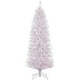 thumbnail image 1 of Puleo International 7.5 ft Pre-Lit White Pencil Fraser Fir Artificial Christmas Tree with 350 UL-Listed Clear Lights, 1 of 5