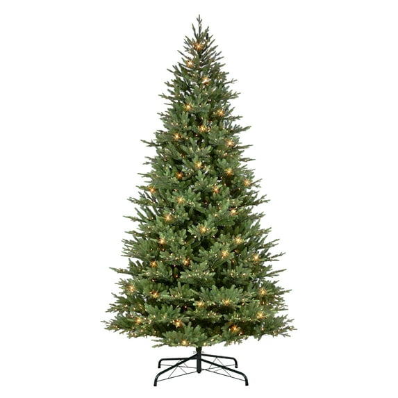 Puleo International Balsam Fir Pre-Lit Artificial Christmas Tree