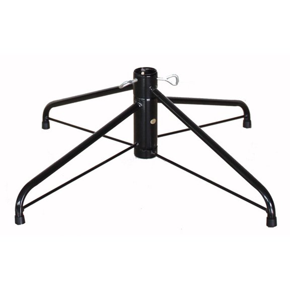 CC Christmas Decor 22 Black Metal Folding Christmas Tree Stand - For Artificial Trees Up To 6.5' -