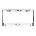 thumbnail image 1 of Puli License Plate Frame (Chrome) 5 Year Warranty, 1 of 1