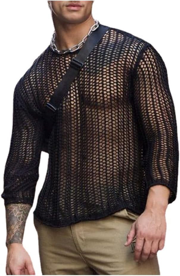 sheer long sleeve t shirts