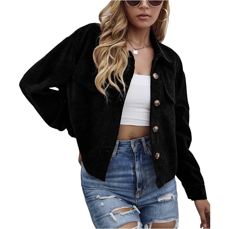 VINTAGE 】 Corduroy Short Zip Blouson