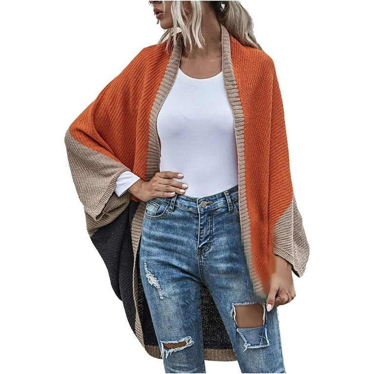 Poncho cardigan with sleeves new arrivals