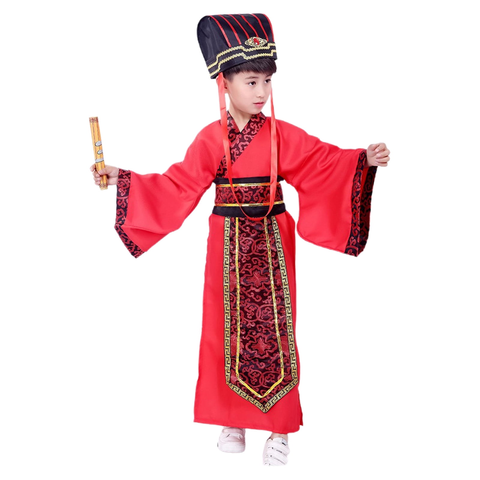 Hanfu Tarditional Puliio Boys Hanfu Robe Ancient Chinese Official Court Dress Traditional ...