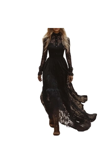 High Neck Dress Lace