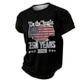 thumbnail image 1 of Puliio Mens American 250Th Anniversary Tees Celebration 250 Years Usa Service T-Shirt Hot Trending Tshirt Vintage Birthday Gifts（Black,L), 1 of 3