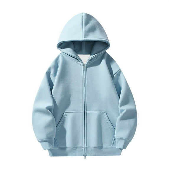 Puliio Mens Hoodies Long Sleeve Soild Color Sweatshirt Hooded Minimalist Pullover Cardigan Casual Loose European Style Holiday Hoody Zipper Coat Tops