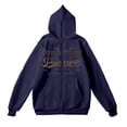 thumbnail image 1 of Puliio Mens Zip Up Hoodie Couple Style Butterfly Letter Print Casual Loose Fit Pullover Jacket Daily Wear Outdoor Activities Comfortable Full Zip Hooded Sweatshirts With Pocket, 1 of 2