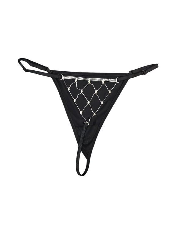 Women's Heart‑Chain Strap G‑String Thong Underwear Adjustable Lace Sexy Panties