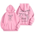 thumbnail image 1 of Puliio Women's Oversized Pullover Hoodie Bow Graphic Print Soft Long Sleeve Pocket Sweatshirt, 1 of 7